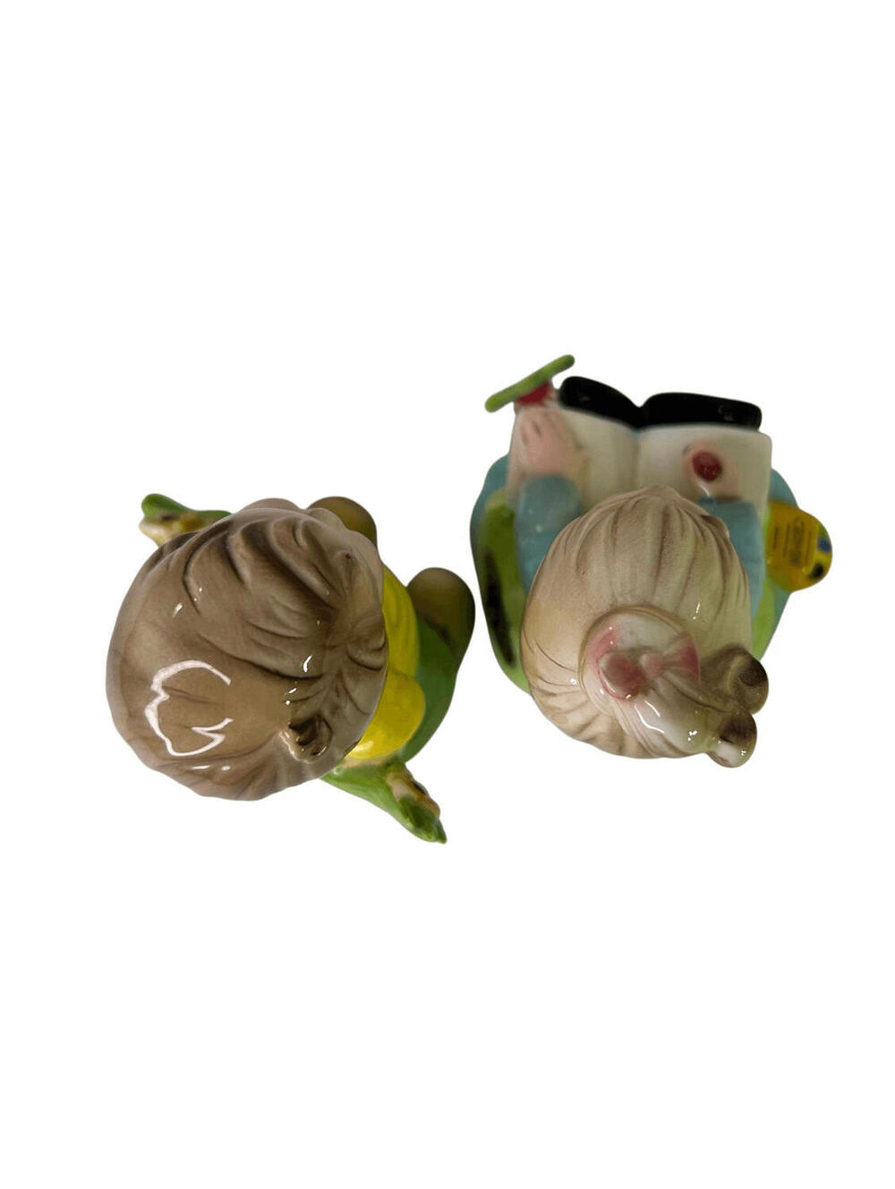 Josef Originals Happiness Is New Crayons & Happiness Is Flowers Figurines Vtg - Picture 8 of 13
